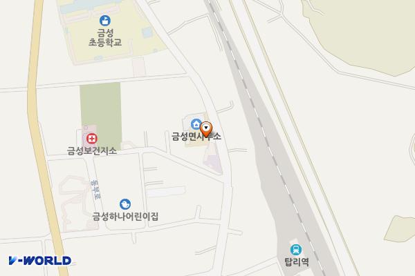 금성면사무소 위치 지도 — 경상북도 의성군 금성면 대리리 93