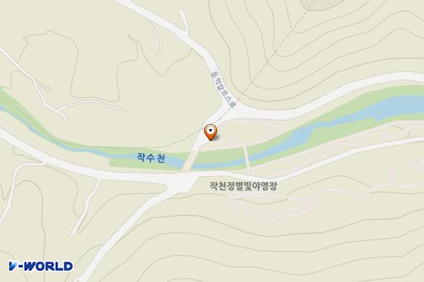 작천정 별빛야영장 위치 지도 — 울산광역시 울주군 상북면 자수정로 320