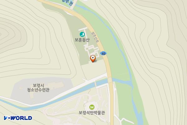 청소년 수련관 주차장 위치 지도 — 충청남도 보령시 성주면 성주리 229-5