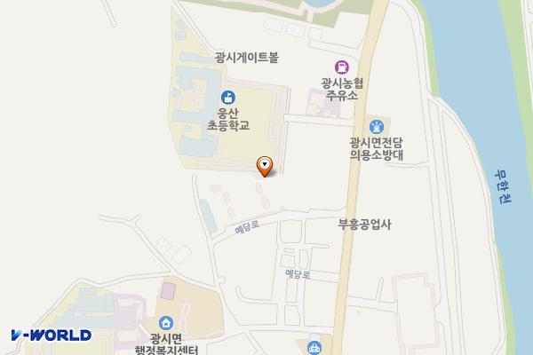 광시면 공영주차장 위치 지도 — 충청남도 예산군 광시면 광시리 77-3