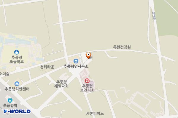 추풍령면사무소 주차장 위치 지도 — 충청북도 영동군 추풍령리 414-8