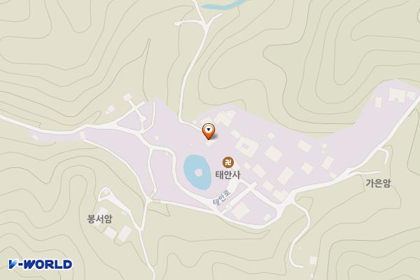 태안사 위치 지도 — 전라남도 곡성군 죽곡면 태안로 622-215
