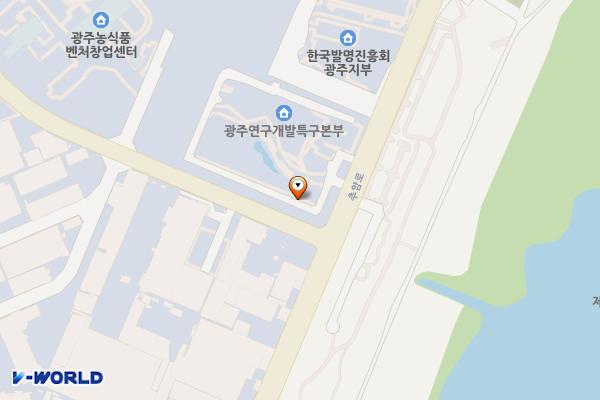 광주이노비즈센터 위치 지도 — 전남광주통합특별시 북구 추암로 249