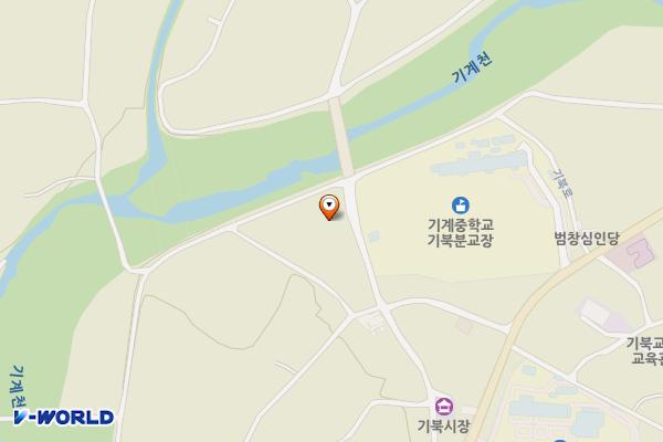 기북면 다목적 복지회관 위치 지도 — 경상북도 포항시 북구 기북면 용기리 765-161 