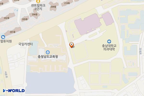 충남대학교 관절염재활센터 위치 지도 — 대전광역시 중구 문화로 266