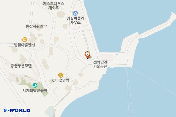 땅끝마을 공영주차장 위치 지도 — 전남광주통합특별시 해남군 송지면 땅끝마을길 70-7