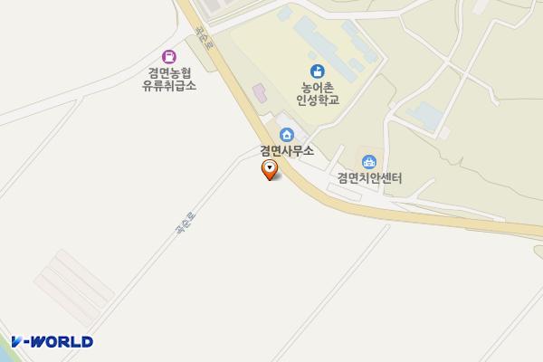 겸면문화센터 주차장 위치 지도 — 전라남도 곡성군 겸면 곡순로 1857