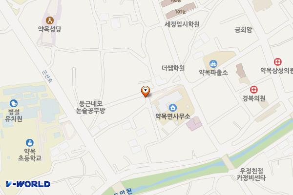 약목면사무소 위치 지도 — 경상북도 칠곡군 약목면 복성리 1023-5