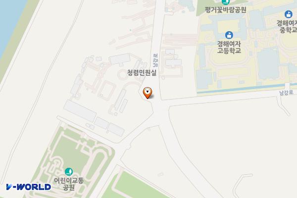진주국토관리사무소 위치 지도 — 경상남도 진주시 남강로 50