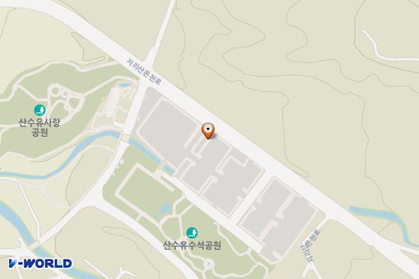 지리산온천지구 제2주차장 위치 지도 — 전남광주통합특별시 구례군 산동면 좌사리 846-8