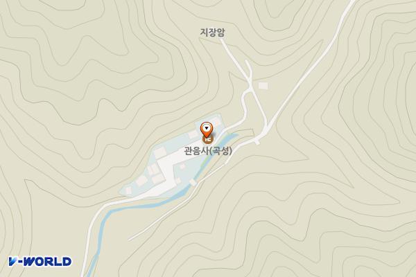 관음사 입구 주차장 위치 지도 — 전라남도 곡성군 오산면 성덕관음길 453