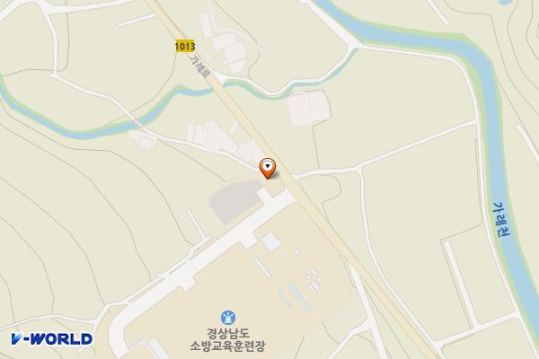 소방교육훈련장 위치 지도 — 경상남도 의령군 가례면 가례로 677