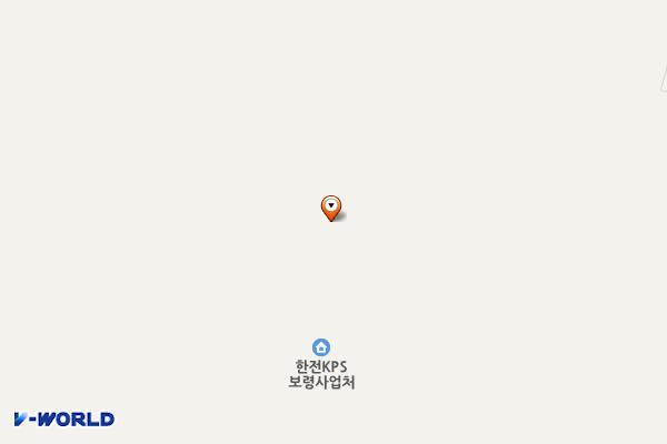 한국중부발전㈜ 에너지월드 위치 지도 — 충청남도 보령시 오천면 오천해안로 89-37