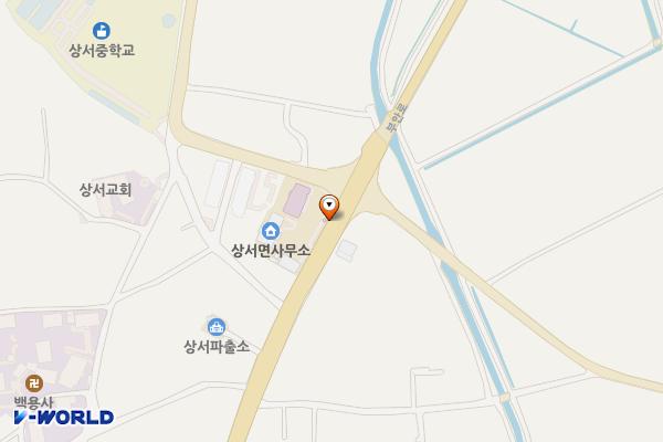 상서면사무소 주차장 위치 지도 — 전북특별자치도 부안군 상서면 부안로 2001
