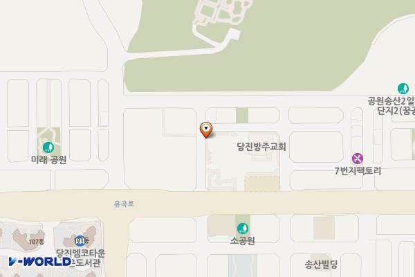 현대제철문화센터 위치 지도 — 충청남도 당진시 송산면 유곡3길 6