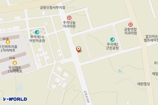 금왕 금빛근린공원 위치 지도 — 충청북도 음성군 무극로244번길 16-25