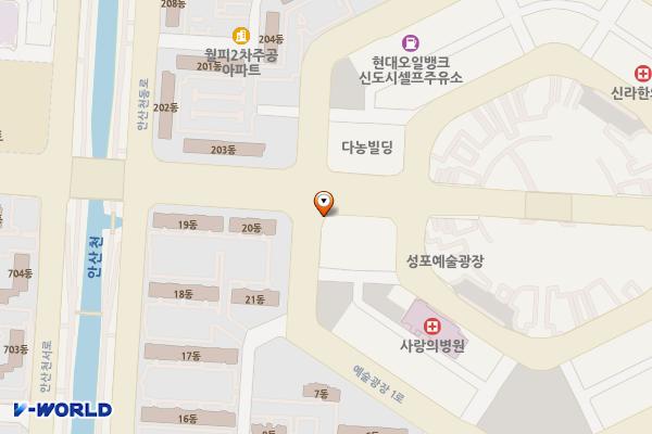 성포안산농협뒤 위치 지도 — 경기도 안산시 상록구 140