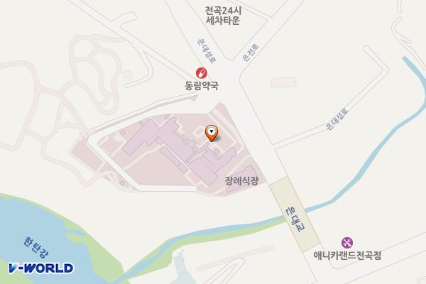 연천보건의료원 위치 지도 — 경기도 연천군 전곡읍 은대성로 95