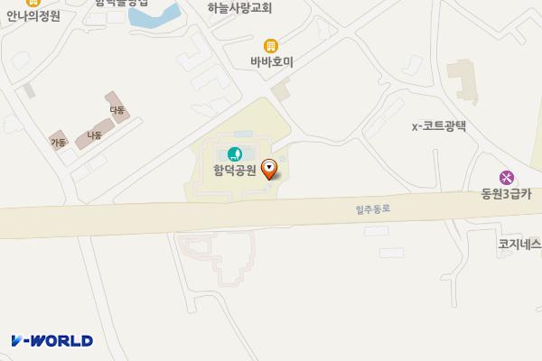 조천도서관 위치 지도 — 제주특별자치도 제주시 조천읍 일주동로 1189
