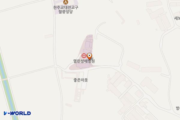 열린성애병원 위치 지도 — 충청남도 아산시 음봉로681번길 75