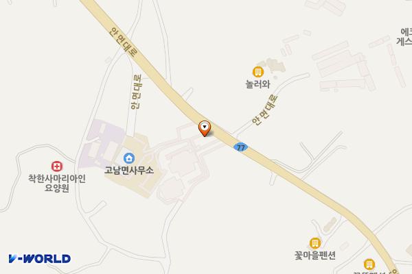 고남패총박물관 위치 지도 — 충청남도 태안군 고남면 안면대로 4270-6