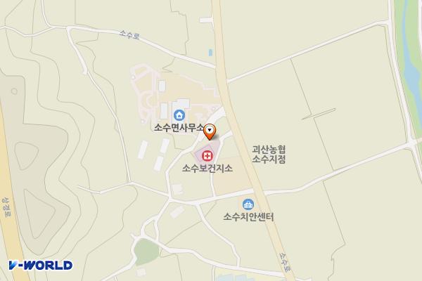 소수보건지소 위치 지도 — 충청북도 괴산군 소수면 소수로 157-6