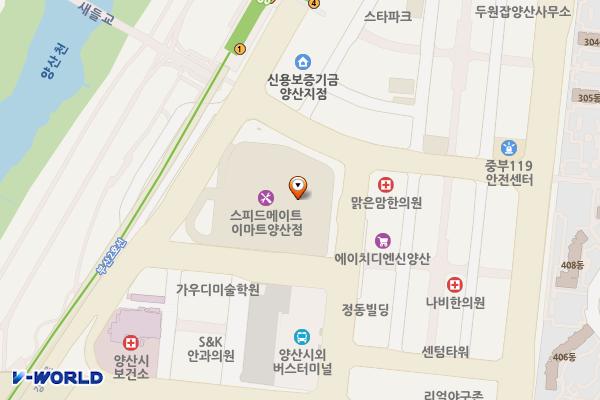 이마트 양산점 위치 지도 — 경상남도 양산시 양산역6길 12