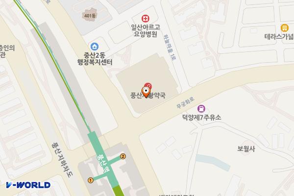 이마트 풍산점 위치 지도 — 경기도 고양시 일산동구 무궁화로 237