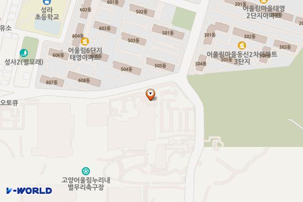 고양어울림누리 위치 지도 — 경기도 고양시 덕양구 어울림로 33