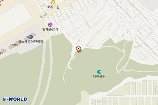 중앙동제4공영주차장 위치 지도 — 경기도 성남시 중원구 중앙동 2169