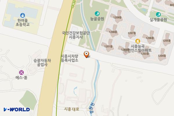 시흥시차량등록사업소 위치 지도 — 경기도 시흥시 시흥대로268번길8