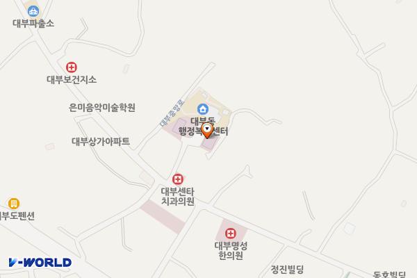 대부동행정복지센터 위치 지도 — 경기도 안산시 단원구 대부중앙로 97-9