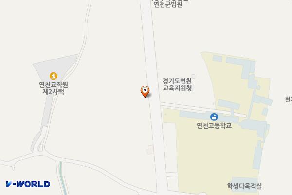 경기도연천교육지원청 위치 지도 — 경기도 연천군 연천읍 현가리 39-16