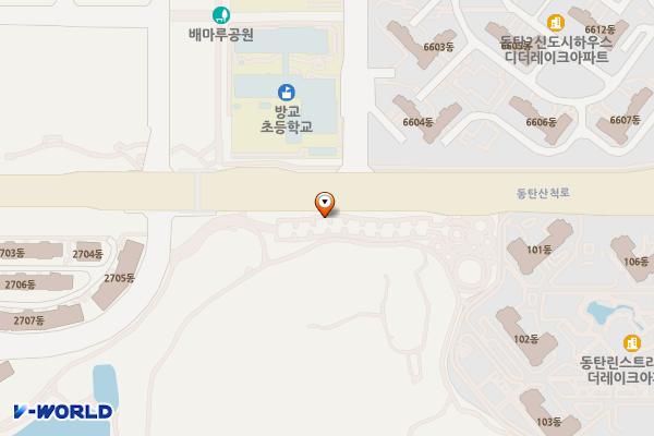 동탄호수공원 주차장 위치 지도 — 경기도 화성시 송동 727