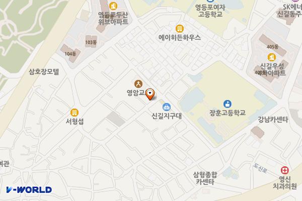 영등포본동제2공영주차장 위치 지도 — 서울특별시 영등포구 신길로60길 34