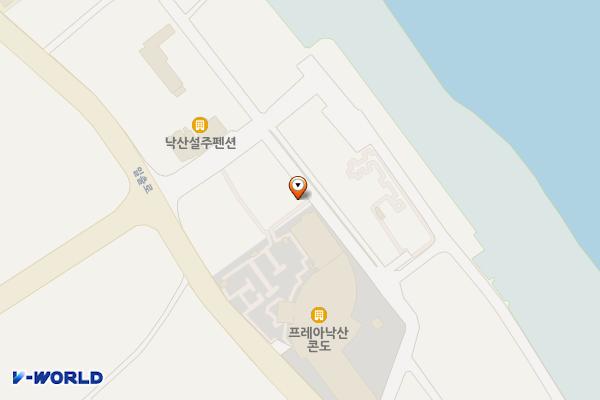 낙산해수욕장주차장 위치 지도 — 강원특별자치도 양양군 양양읍 조산리 433-13