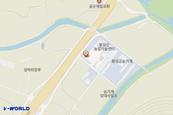 횡성군농업기술센터 위치 지도 — 강원특별자치도 횡성군 공근면 영서로 150