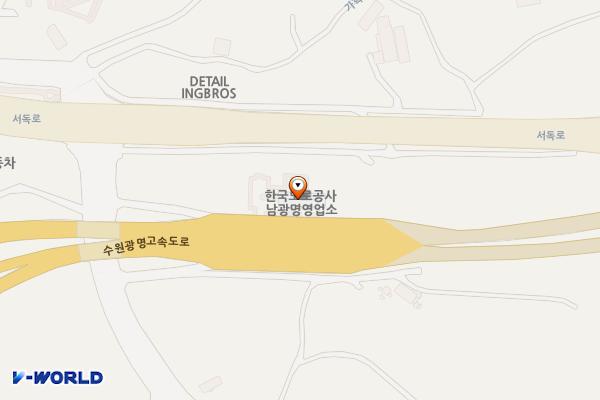 수원~광명고속도로 남광명TG 주차장 위치 지도 — 경기도 광명시 가학로 119
