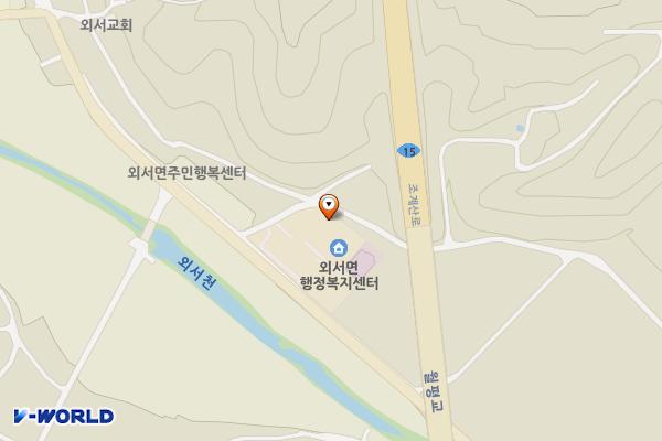 외서면행정복지센터 위치 지도 — 전남광주통합특별시 순천시 외서면 쌍향수길 440