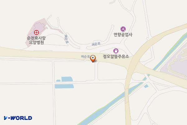 해룡월전카풀주차장 위치 지도 — 전남광주통합특별시 순천시 해룡면 월전리 425-6