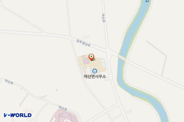 마산면사무소 위치 지도 — 전남광주통합특별시 해남군 마산면 화내리 263-2
