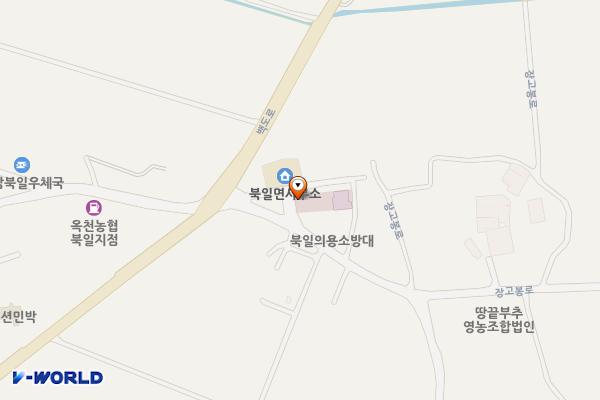 북일면사무소 위치 지도 — 전남광주통합특별시 해남군 북일면 신월리 174-10