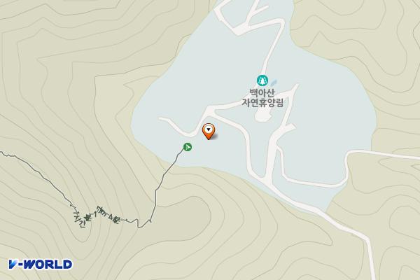 백아산자연휴양림 위치 지도 — 전남광주통합특별시 화순군 백아면 노치리 358