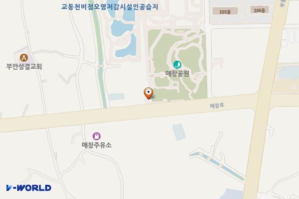 매창공원 전기자동차 충전소 위치 지도 — 전북특별자치도 부안군 부안읍 서외리 566
