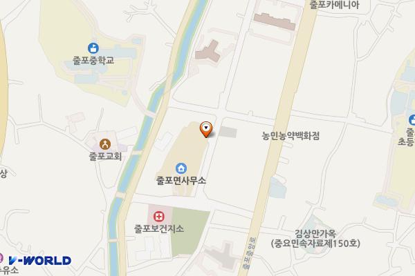줄포면사무소 위치 지도 — 전북특별자치도 부안군 줄포면 줄포리 408-1