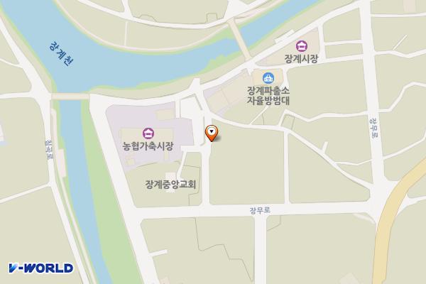 장계면 시장주차장 위치 지도 — 전북특별자치도 장수군 계남면 호덕리 560-3
