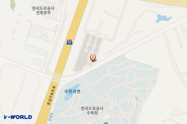 한국도로공사 전주수목원 위치 지도 — 전북특별자치도 전주시 덕진구 번영로 462-45
