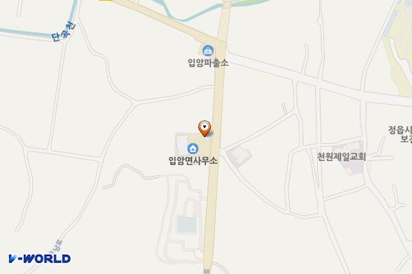 입암면사무소 위치 지도 — 전북특별자치도 정읍시 입암면 정읍남로 489