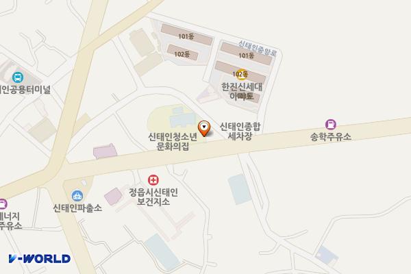 신태인도서관 위치 지도 — 전북특별자치도 정읍시 신태인리 214-2