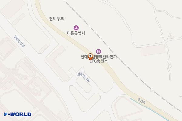 명학일반산업단지 관리사무소 위치 지도 — 세종특별자치시 연동면 응암리 916